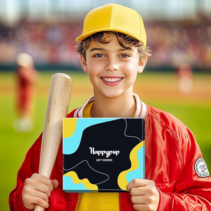 HAPPYPOP Gifts for Boys Girls - Basketball Baseball Hockey Football Softball Socks