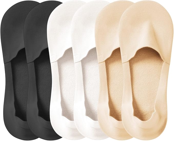 Lomitract Thin No Show Socks (Women 5-12), Made of Ice Silk Surface on the Surface & Cotton on the Bottom