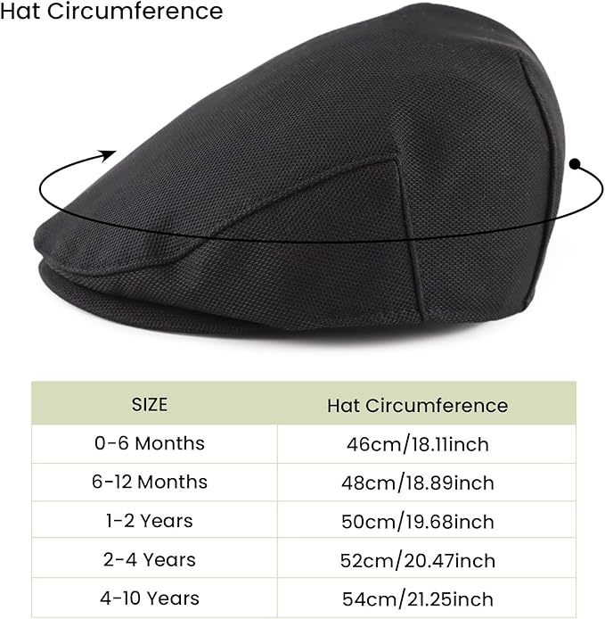OMUKY Kids Vintage Newsboy Cap Toddler Tweed Beret Hat Cabbie Hat Little Kids Driver Cap