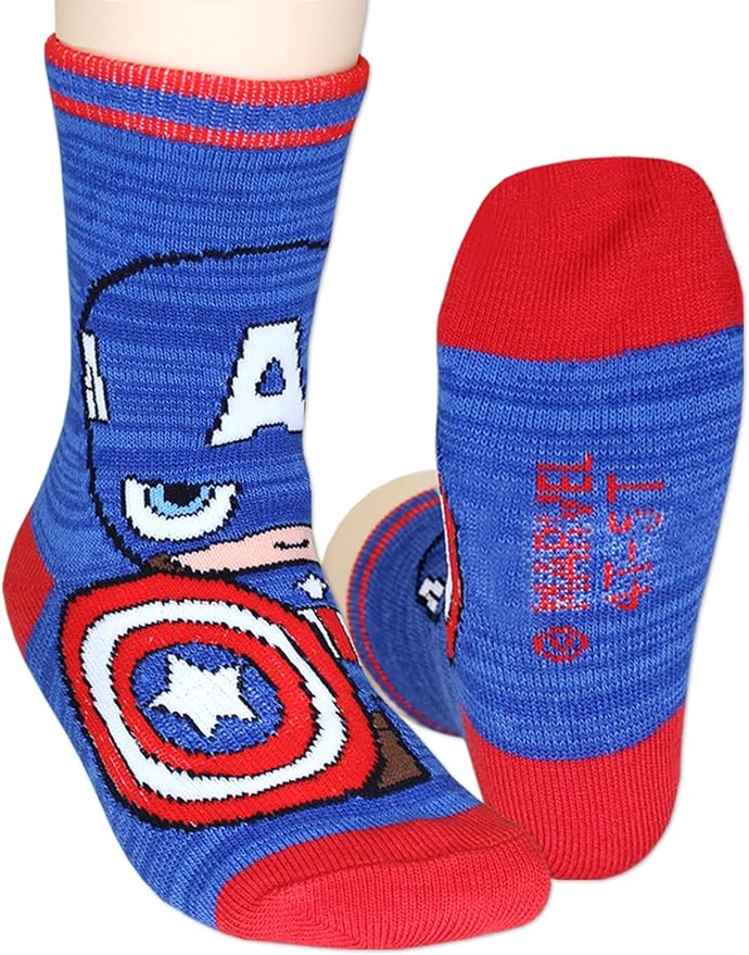 Super Hero Adventures Spider-Man Boys Toddler 6 pack Crew Socks