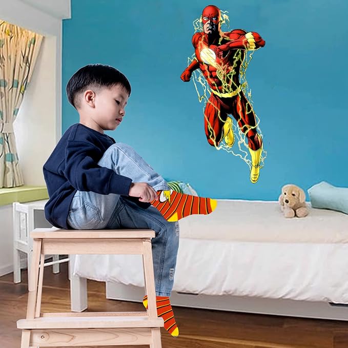 DC Comics Boys Socks - 10-Pack Toddler Socks with Batman, Superman, Wonder Woman & Flash