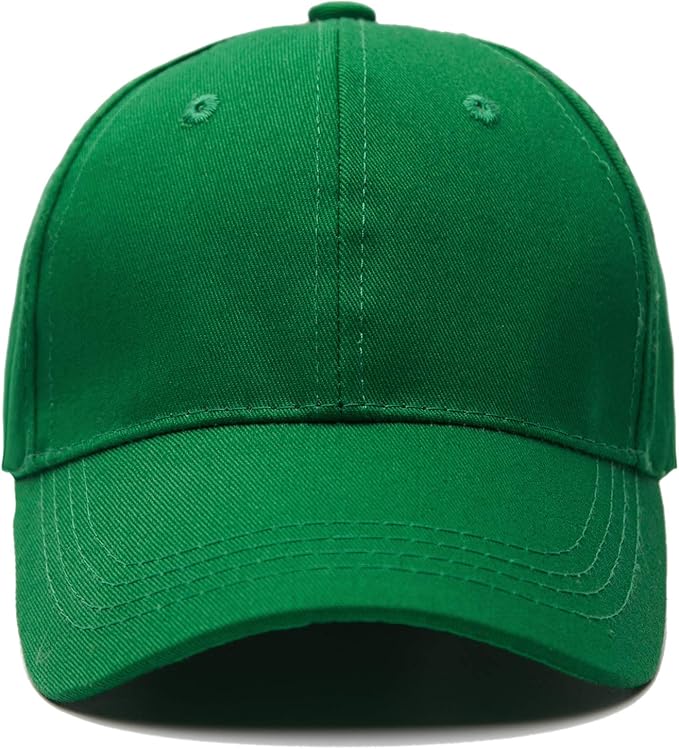 Edoneery Baseball Cap for Kids-Adjustable Washed Cotton Golf Toddler Hat for Boys & Girls