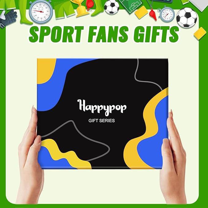 HAPPYPOP Sports Gifts for Kids - Soccer Baseball Basketball Hockey Volleyball Socks