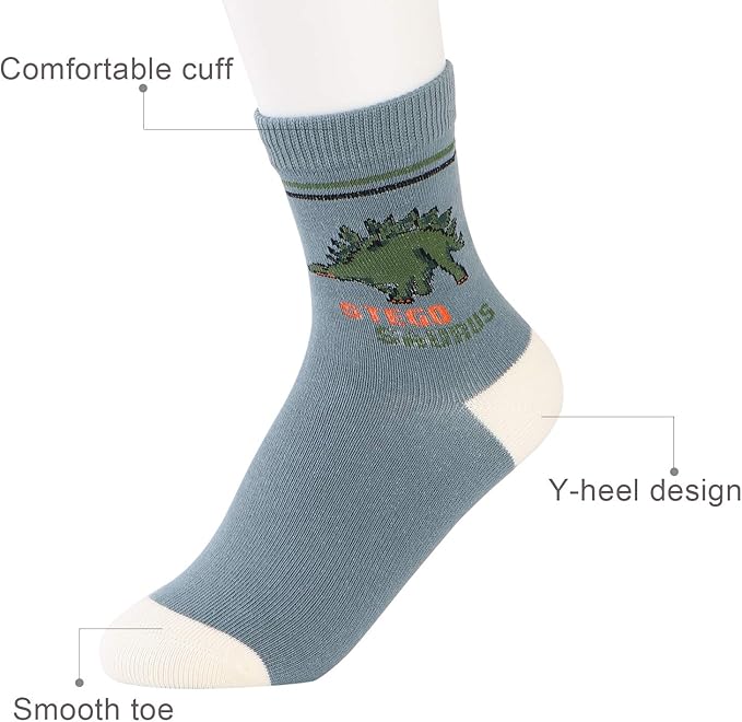 Kids Boys Soft Fashion Cotton Dress Socks Gift
