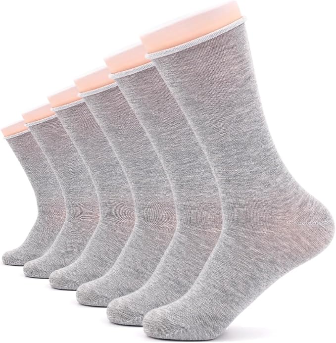 Kodal Copper Dress Socks No Binding Comfort for Work Anti Sweat Odor Control Moisture-Wicking Casual Everyday Wear