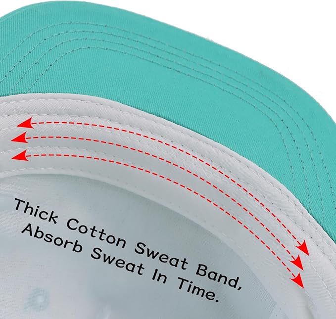 Peecabe Toddler Baseball Hat Novelty Boy Girl Sun Cap Flat Brim Kid Baseball Hats 6M-8Y