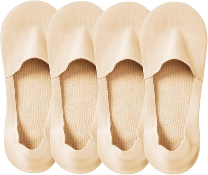 Lomitract Thin No Show Socks (Women 5-12), Made of Ice Silk Surface on the Surface & Cotton on the Bottom