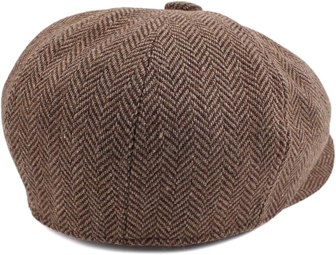 Toddler Boys Newsboy Caps Baby Kids Driver Cap Hat Vintage Tweed Flat Pageboy Hats 1-4 Y