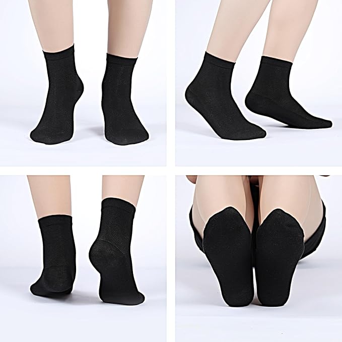 Women's Thin Cool Socks, Comfort Breathable Lightweight Ankle Socks