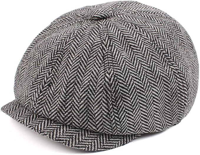 Toddler Boys Newsboy Caps Baby Kids Driver Cap Hat Vintage Tweed Flat Pageboy Hats 1-4 Y