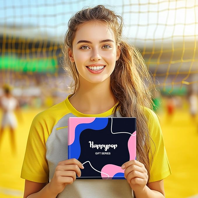 HAPPYPOP Sports Gifts for Kids - Soccer Baseball Basketball Hockey Volleyball Socks