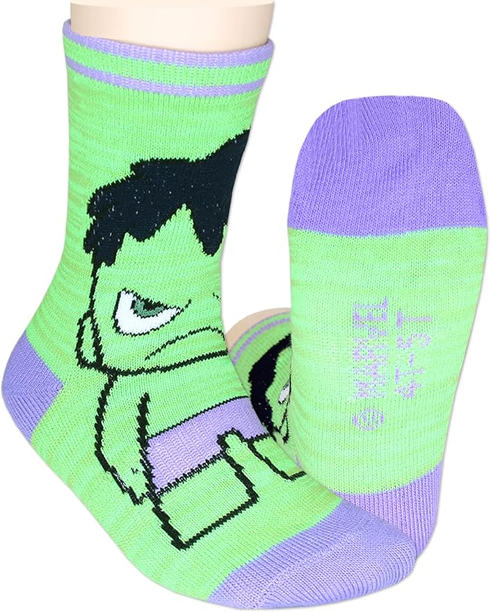 Super Hero Adventures Spider-Man Boys Toddler 6 pack Crew Socks