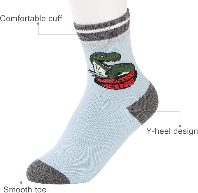 Kids Boys Soft Fashion Cotton Dress Socks Gift