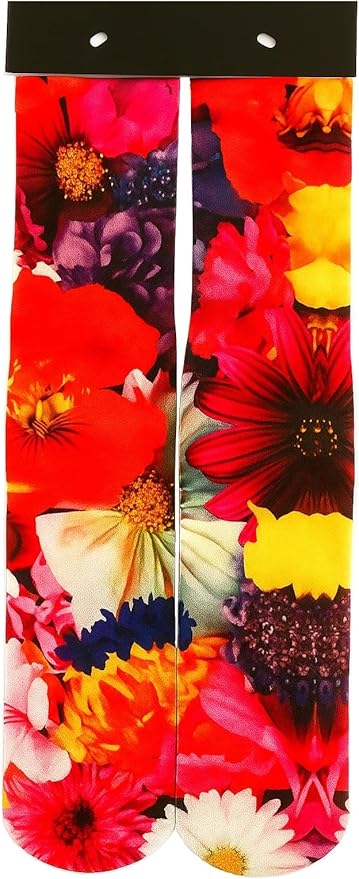 DJDesigns 3D Printed Graphic Kids Youth Sizes (Fits Ages 5-9) Mid Crew Sock