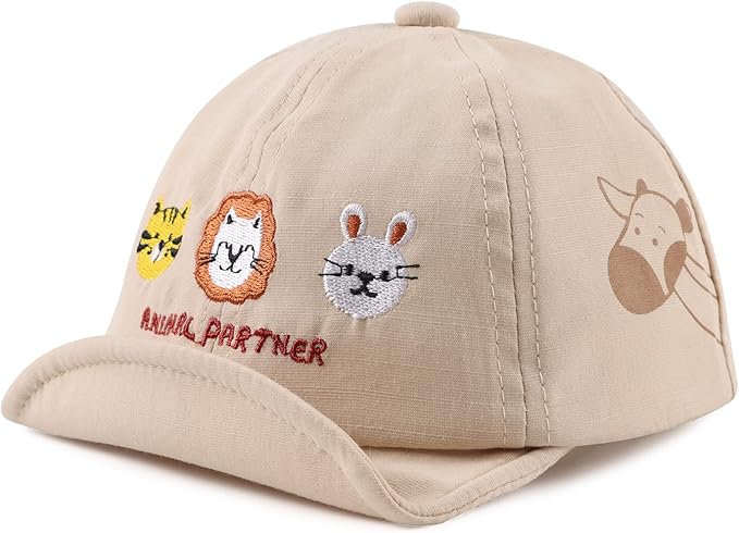 JANGANNSA Baby Duck Cap Infant Kids Sun Hat Bear Cute Cartoon Caps Spring Summer