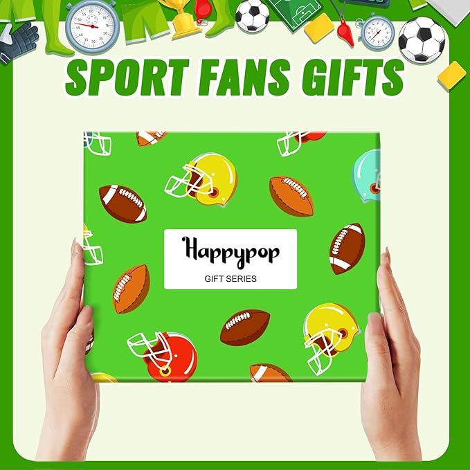 HAPPYPOP Sports Gifts for Kids - Soccer Baseball Basketball Hockey Volleyball Socks