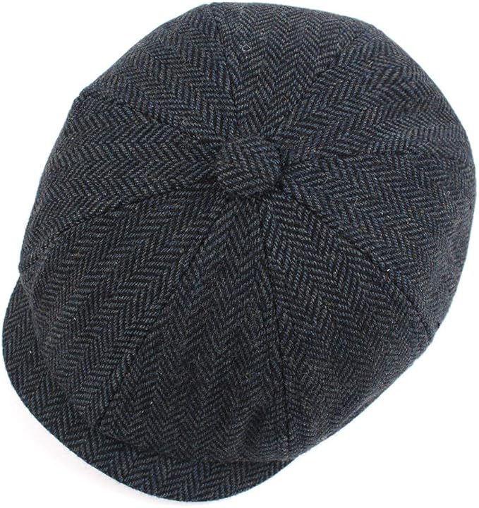 Toddler Boys Newsboy Caps Baby Kids Driver Cap Hat Vintage Tweed Flat Pageboy Hats 1-4 Y