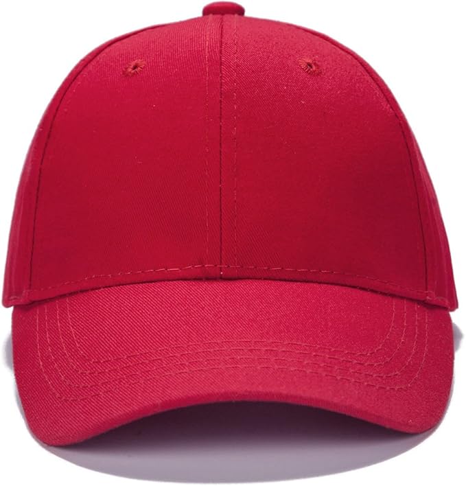 Edoneery Baseball Cap for Kids-Adjustable Washed Cotton Golf Toddler Hat for Boys & Girls
