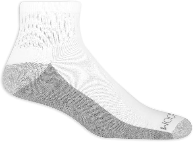 Fruit of the Loom Mens Dual Defense Ankle Socks (12 Pack)