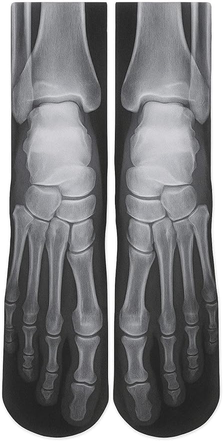 DJDesigns 3D Printed Graphic Kids Youth Sizes (Fits Ages 5-9) Mid Crew Sock