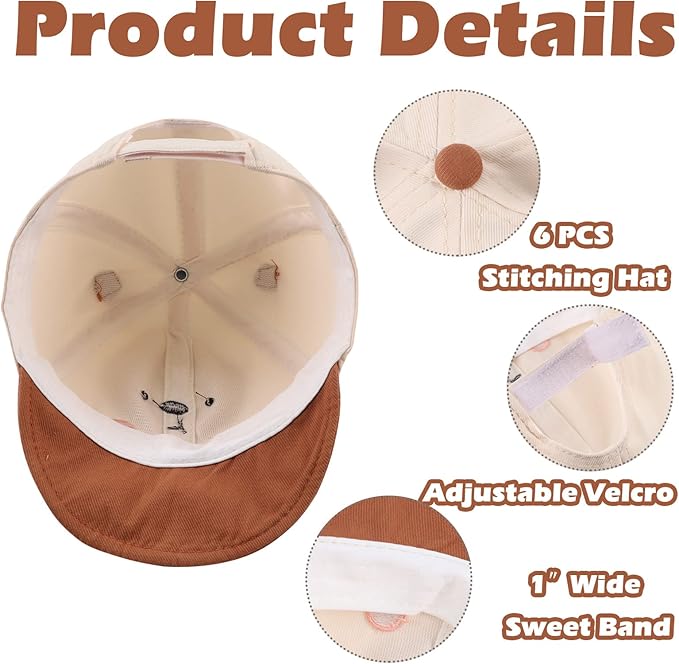 JANGANNSA Baby Duck Cap Infant Kids Sun Hat Bear Cute Cartoon Caps Spring Summer