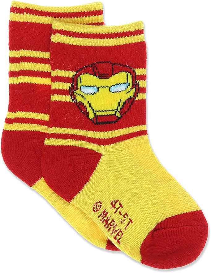 Super Hero Adventures Spider-Man Boys Toddler 6 pack Crew Socks