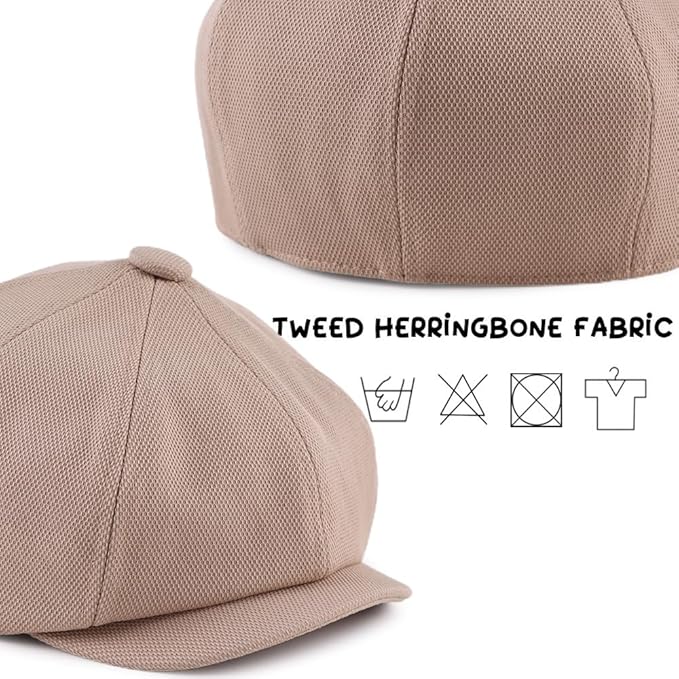 Toddler Boys Newsboy Caps Baby Kids Driver Cap Hat Vintage Tweed Flat Pageboy Hats 1-4 Y