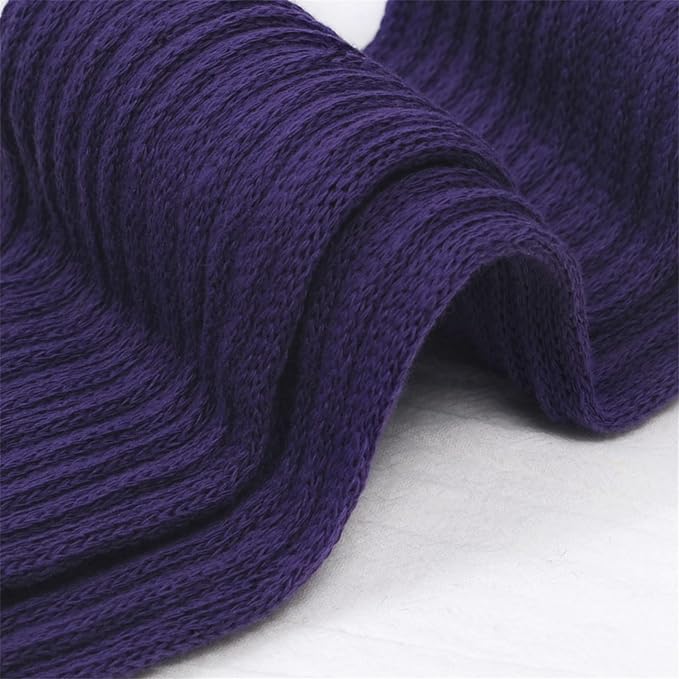 Intgoodluckycc Slouch Scrunch Socks for Women, Scrunch Long High Tube Socks