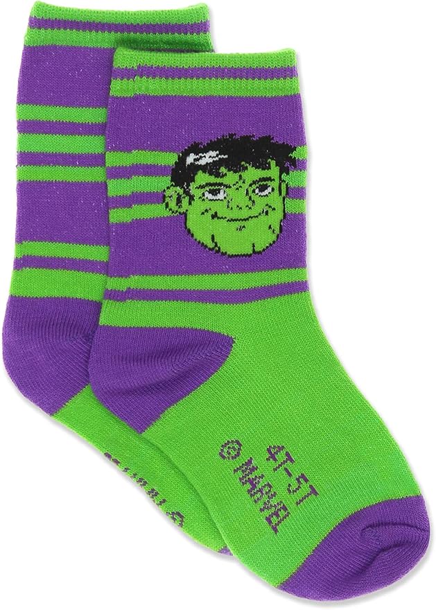 Super Hero Adventures Spider-Man Boys Toddler 6 pack Crew Socks