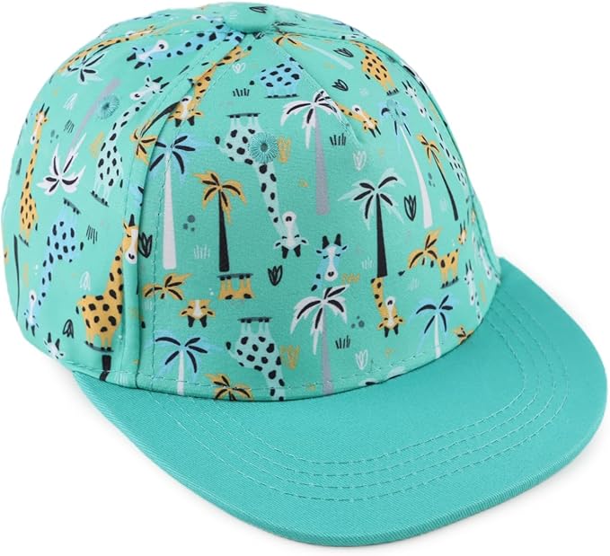 Peecabe Toddler Baseball Hat Novelty Boy Girl Sun Cap Flat Brim Kid Baseball Hats 6M-8Y