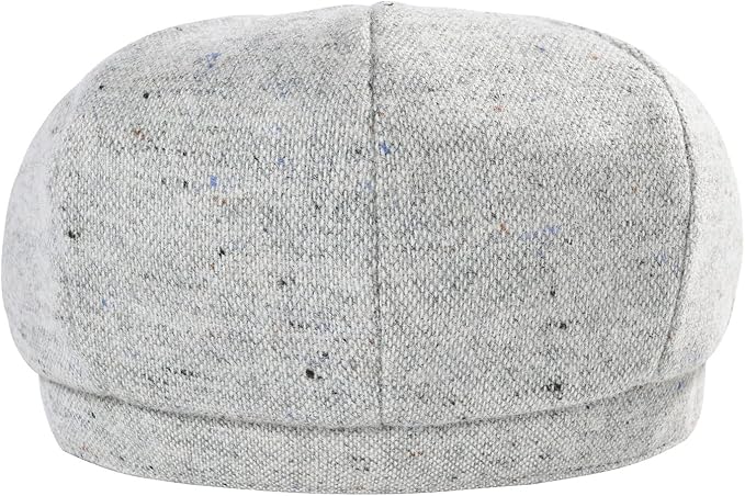 Boys Vintage Newsboy Cap Tweed Flat Beret Cabbie Hat for Kids Toddler Pageboy