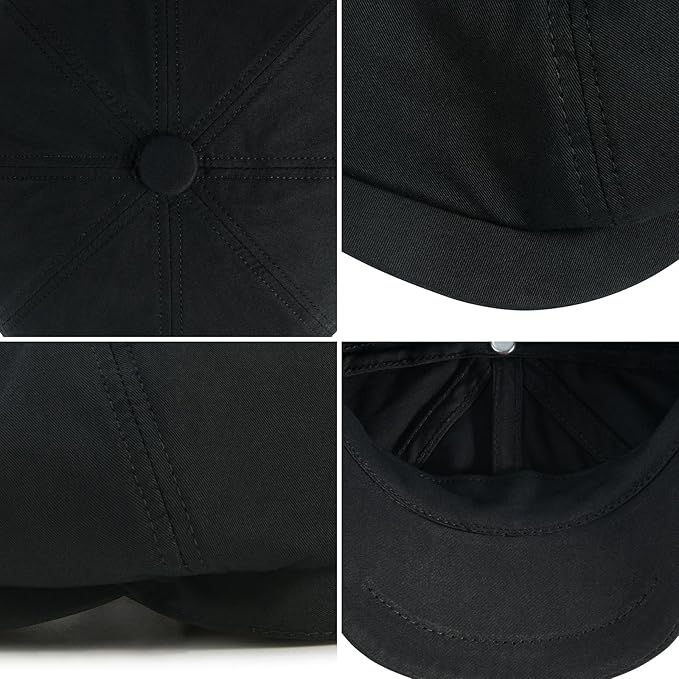 Kids Boys Cotton Newsboy Cap 8 Panel Beret Cabbie Hat for Toddler