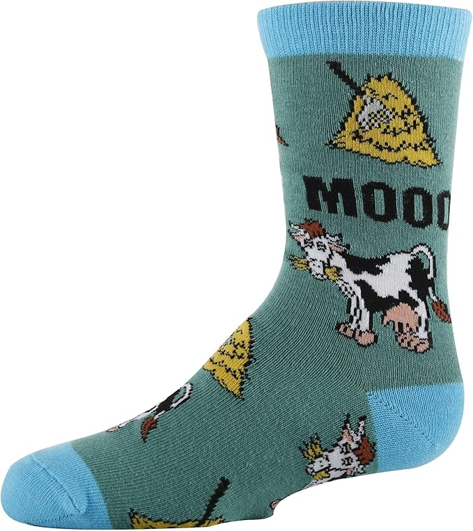 ooohyeah Kid's Novelty Cute Animals Crew Socks, Funny Crazy Silly Cool Casual Dress Socks for Boy and Girl, Size 1-5