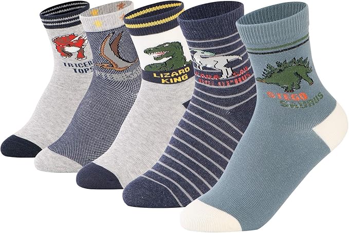 Kids Boys Soft Fashion Cotton Dress Socks Gift