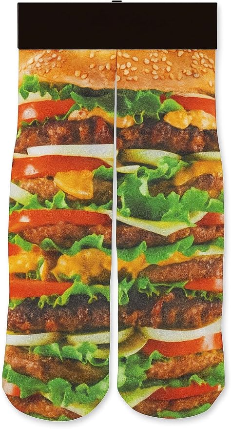 DJDesigns 3D Printed Graphic Kids Youth Sizes (Fits Ages 5-9) Mid Crew Sock