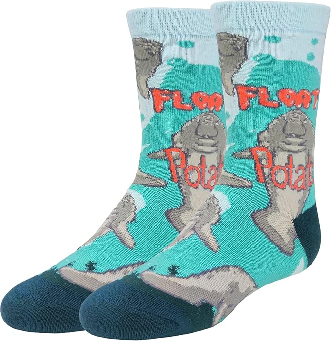 ooohyeah Kid's Novelty Cute Animals Crew Socks, Funny Crazy Silly Cool Casual Dress Socks for Boy and Girl, Size 1-5