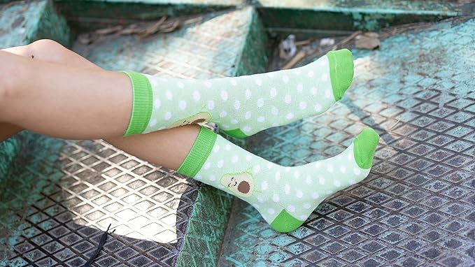socks n socks-Kids 5-pair Fun Cool Cotton Colorful Dress Crew Socks Gift Box