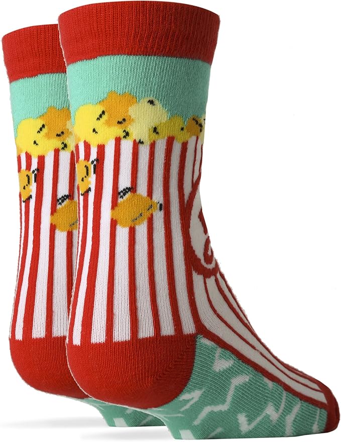 OoohYeah Kid's Novelty Crew Socks, Funny Crazy Silly Cool Casual Dress Socks for Boy and Girl