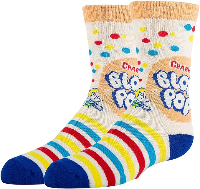 ooohyeah Kid's Novelty Collab Cute Crew Socks, Funny Crazy Silly Cool Casual Dress Socks for Boy and Girl, Size 1-5