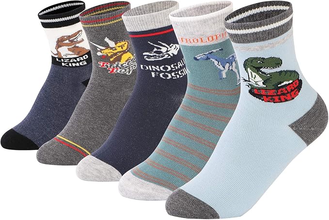 Kids Boys Soft Fashion Cotton Dress Socks Gift