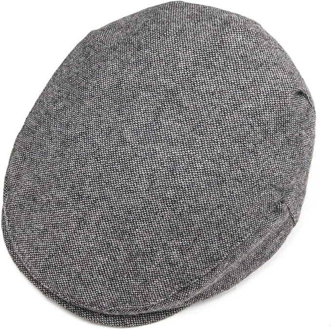 Kids Wool Tweed Newsboy Flat Cap Herringbone Boy Infant Toddler Child Youth Beret Hat