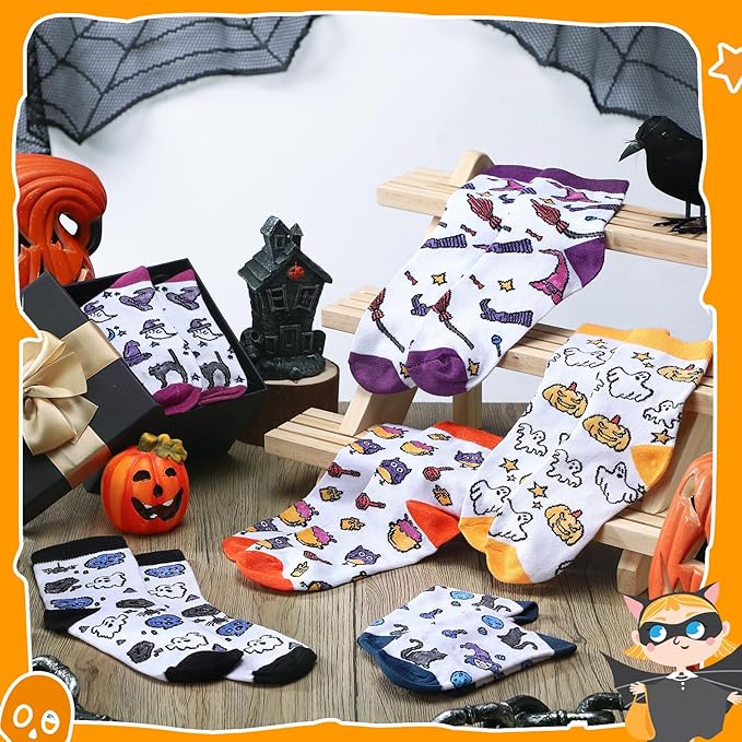 ShinyMarch 12 Pairs Kids Doodle Socks Color Your Own Socks DIY Kid Drawing Craft Arts with 48 Pcs Markers