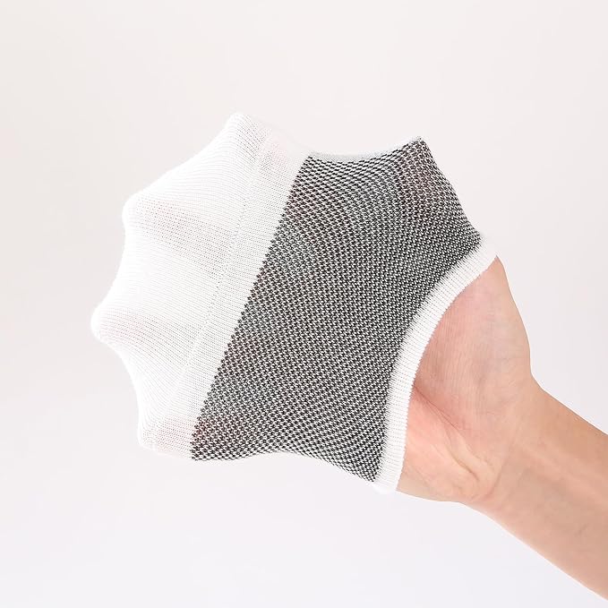 WANDER No Show Socks Mens 7/8 Pair Cotton Thin Non Slip Low Cut Men Invisible Sock 6-8/9-11/12-14