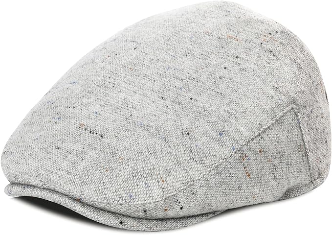 Kids Wool Tweed Newsboy Flat Cap Herringbone Boy Infant Toddler Child Youth Beret Hat