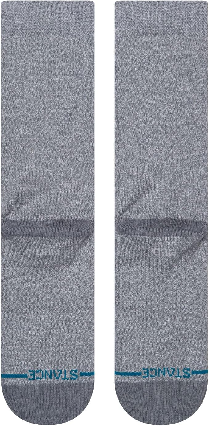 Stance Icon Classic Casual Crew Socks 3-Pack, Cotton Blend and Cushioning Arch Support