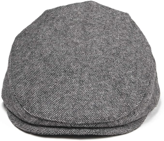 Kids Wool Tweed Newsboy Flat Cap Herringbone Boy Infant Toddler Child Youth Beret Hat