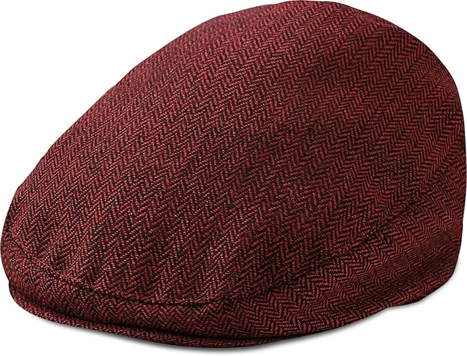 A&J DESIGN Baby Boys Tweed Vintage Drivers Cap Kids Beret Hat