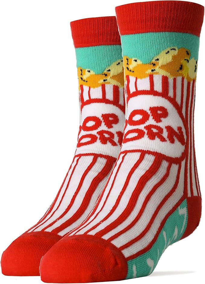 OoohYeah Kid's Novelty Crew Socks, Funny Crazy Silly Cool Casual Dress Socks for Boy and Girl
