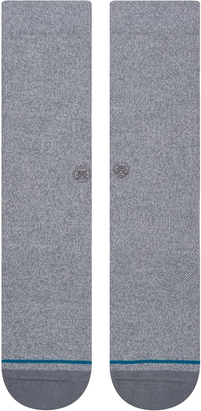 Stance Icon Classic Casual Crew Socks 3-Pack, Cotton Blend and Cushioning Arch Support