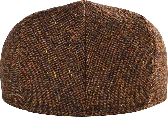 Kids Wool Tweed Newsboy Flat Cap Herringbone Boy Infant Toddler Child Youth Beret Hat